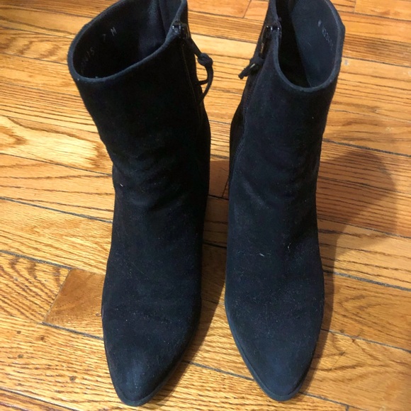 Stuart Weitzman Suede Booties Size 7 - Picture 3 of 4